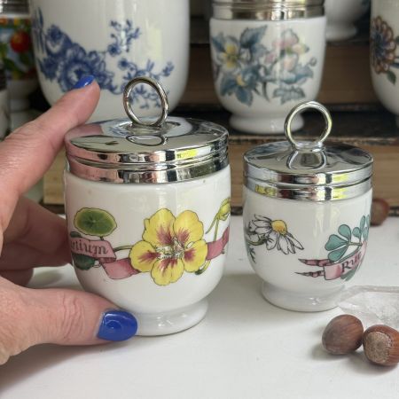 Кодлер на 2 яйца Royal Worcester Настурция фарфор Англия