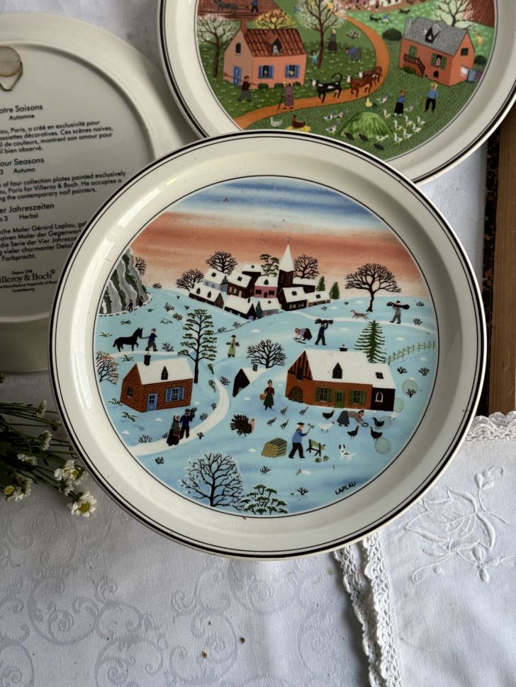 Тарелка 23 см Naif The Four Seasons №4 ВиллеройБох