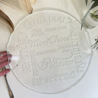 Блюдо сервировочное 32 см хрустально стекло