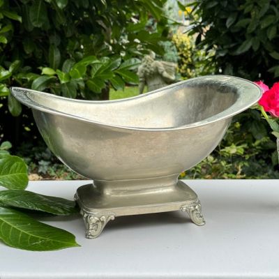 Блюдо чаша Gombault до 1888 г. 35 см мельхиор Франция