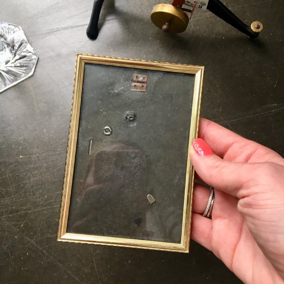 Рама для фото 30-е гг металл 9х13