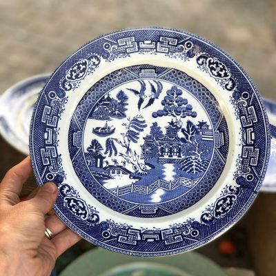 Тарелка 24 см Шинуазри Gustafsberg Willow Швеция