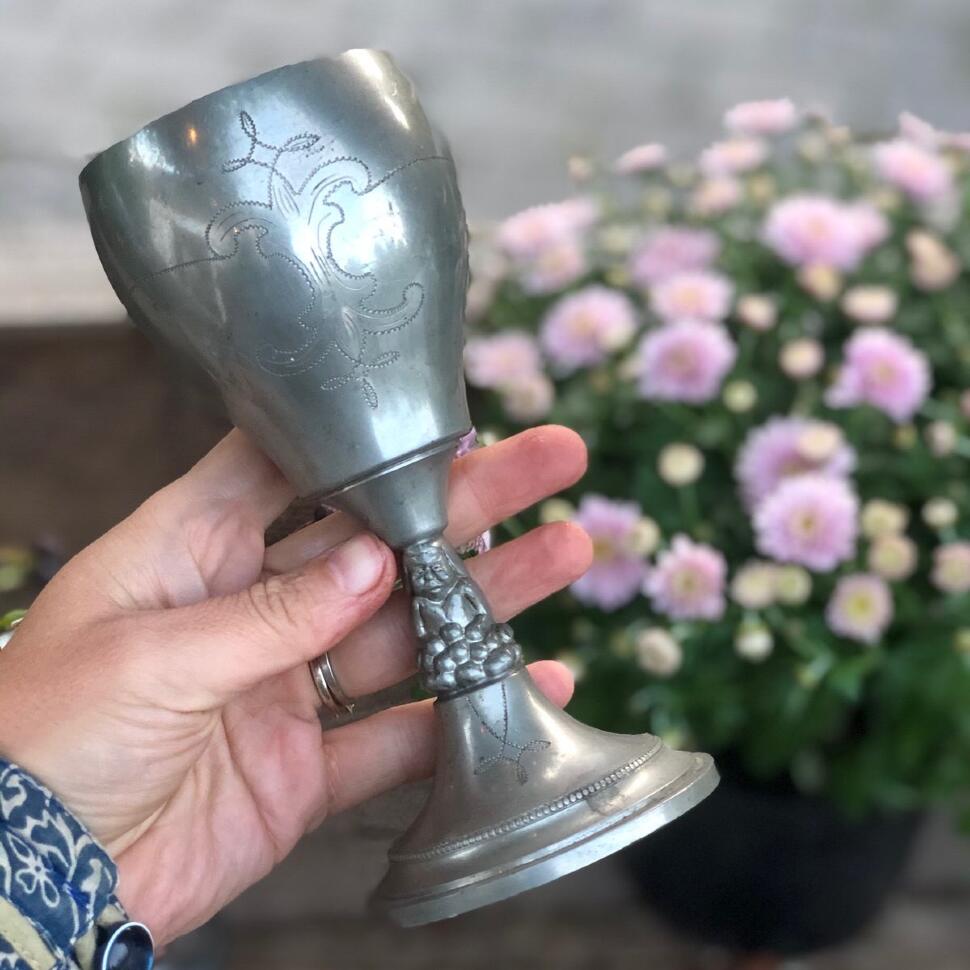 Кубок 17 см Мудрец олово