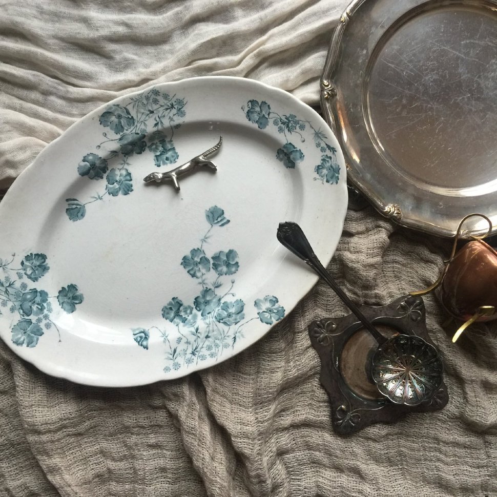 Блюдо большое Fenix Gustafsberg 35х25,5 см