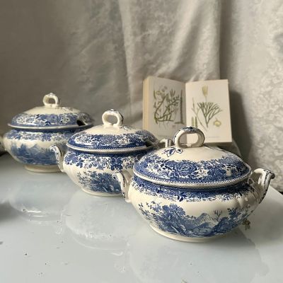 Супница ВиллеройБох Burgenland синий 2,4 л фарфор Германия