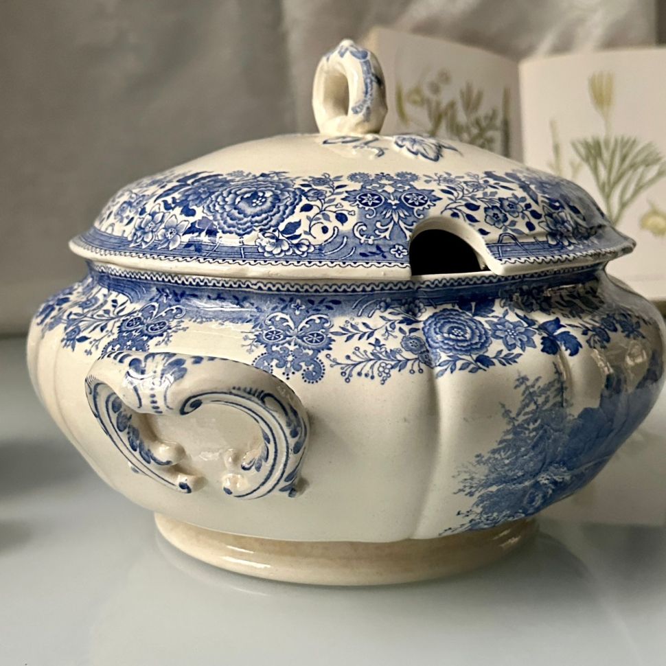 Супница ВиллеройБох Burgenland синий 2,4 л фарфор Германия