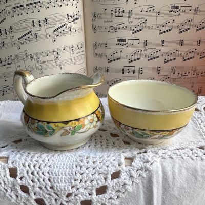 Сахарница молочник Grindley фарфор Англия набор