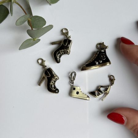 Подвеска шарм Ботинок 3 см в стиле Thomas Sabo 925