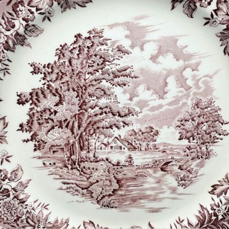 Тарелка W.H.Grindley and Co. Country Style 27 см Англия   