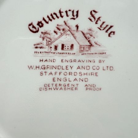 Тарелка W.H.Grindley and Co. Country Style 27 см Англия   