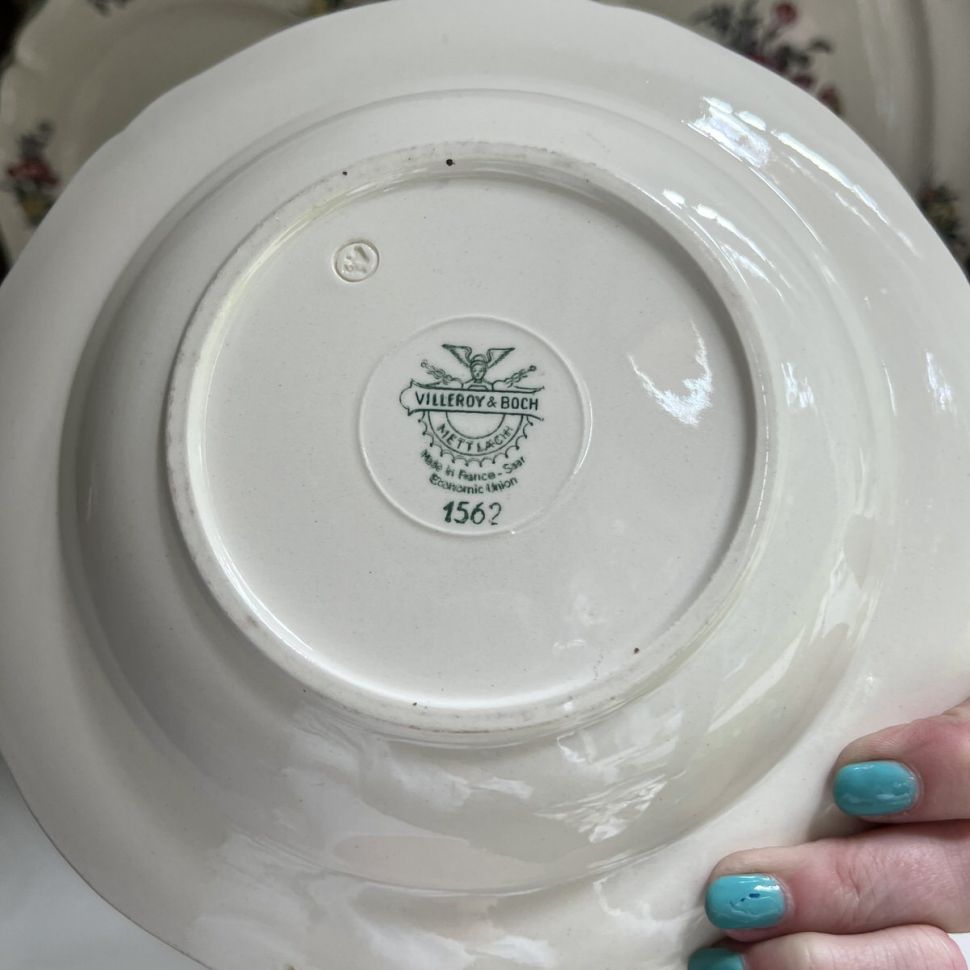 Тарелка глубокая Alt Strassburg ВиллеройБох 23 см фарфор Германия