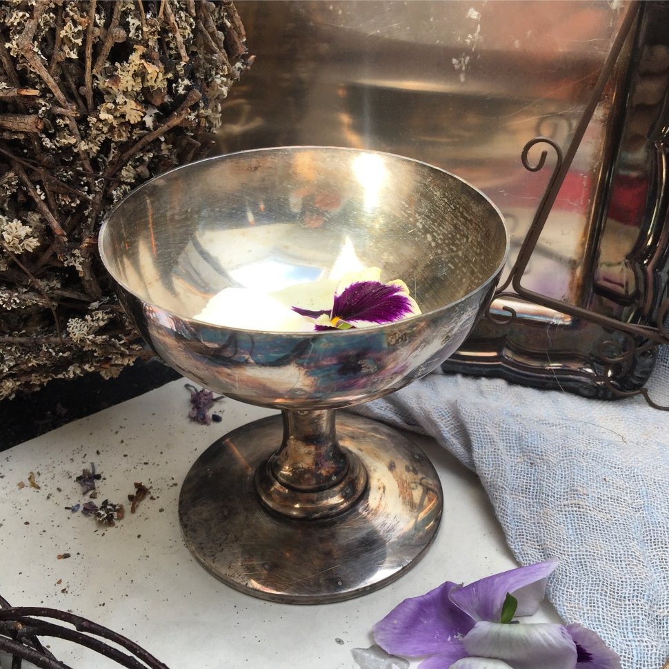 Креманка мельхиор