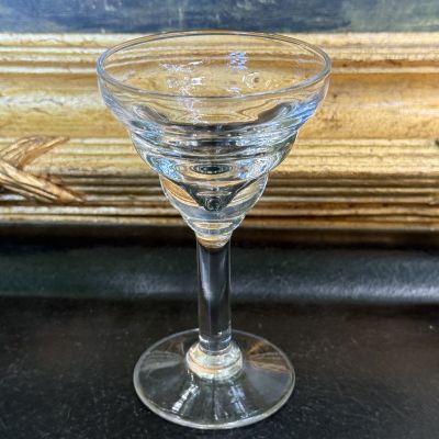 Рюмка для абсента 75 мл хрустальное стекло золочение Франция