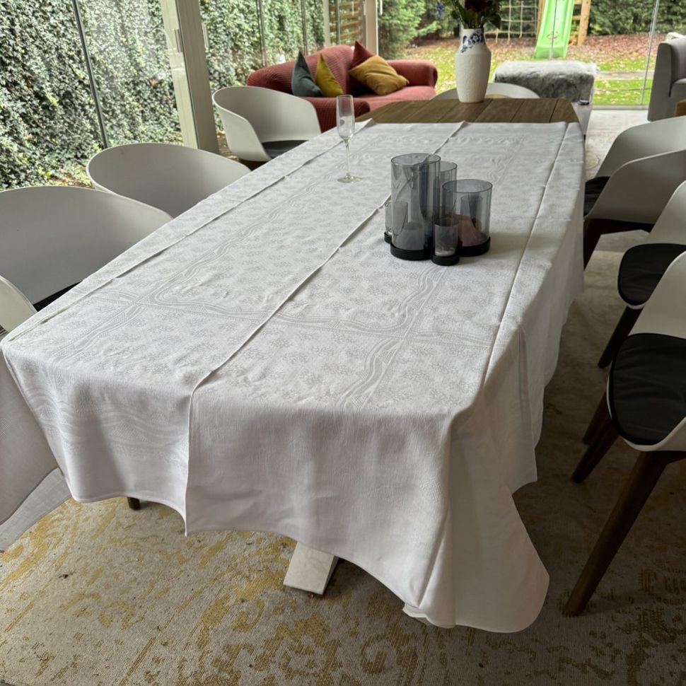 Скатерть прямоугольная 160х220 см Франция винтаж