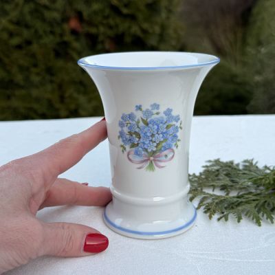 Ваза Незабудки 12 см фарфор Германия уценка