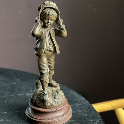 Статуэтка Мальчик Франция регюль дерево 36 см 