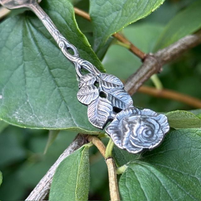 Вилка десертная Хильдесхаймская роза 13 см серебрение 100