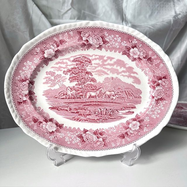 Блюдо Adams Wedgwood group English Scenic 33 см Англия уценка