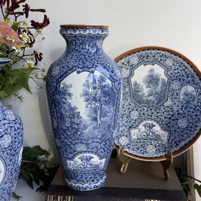 Ваза ВиллеройБох Flandria 31 см фарфор Германия 1900 г.г.