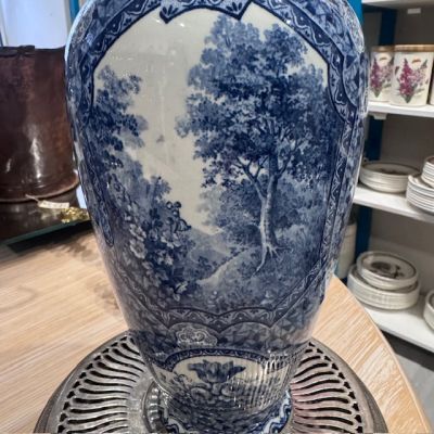 Ваза ВиллеройБох Flandria 31 см фарфор Германия 1900 г.г.