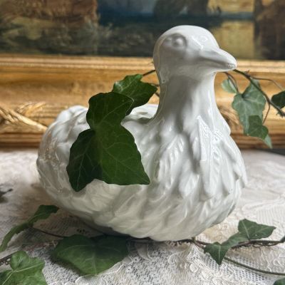 Роузбол пикфлер Утка керамика 18 см фарфор изъян