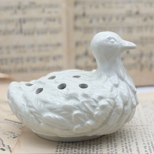 Роузбол пикфлер Утка керамика 18 см фарфор изъян