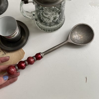 Ложка салатная олово 28 см