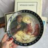 Тарелка Königszelt Bayern Рождественские сказки 24 см Бавария 1991 г.