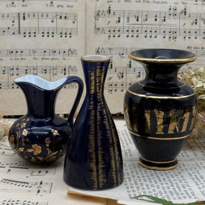 Ваза мини Кобальт 11 см фарфор Германия 