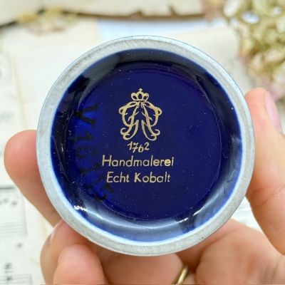 Ваза мини Кобальт 11 см фарфор Германия 