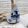 Подсвечник со свечой Delft 14 см ручная работа Голландия
