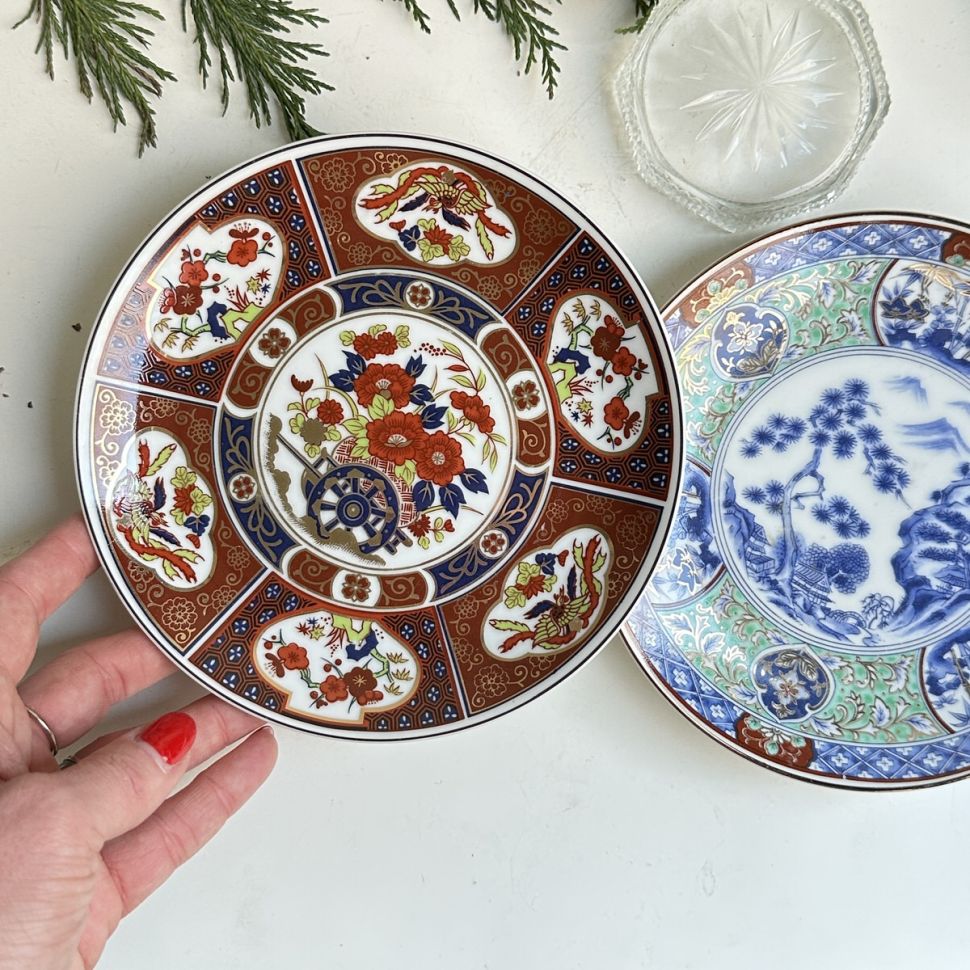 Тарелка Wall Plaque красная 16 см Япония