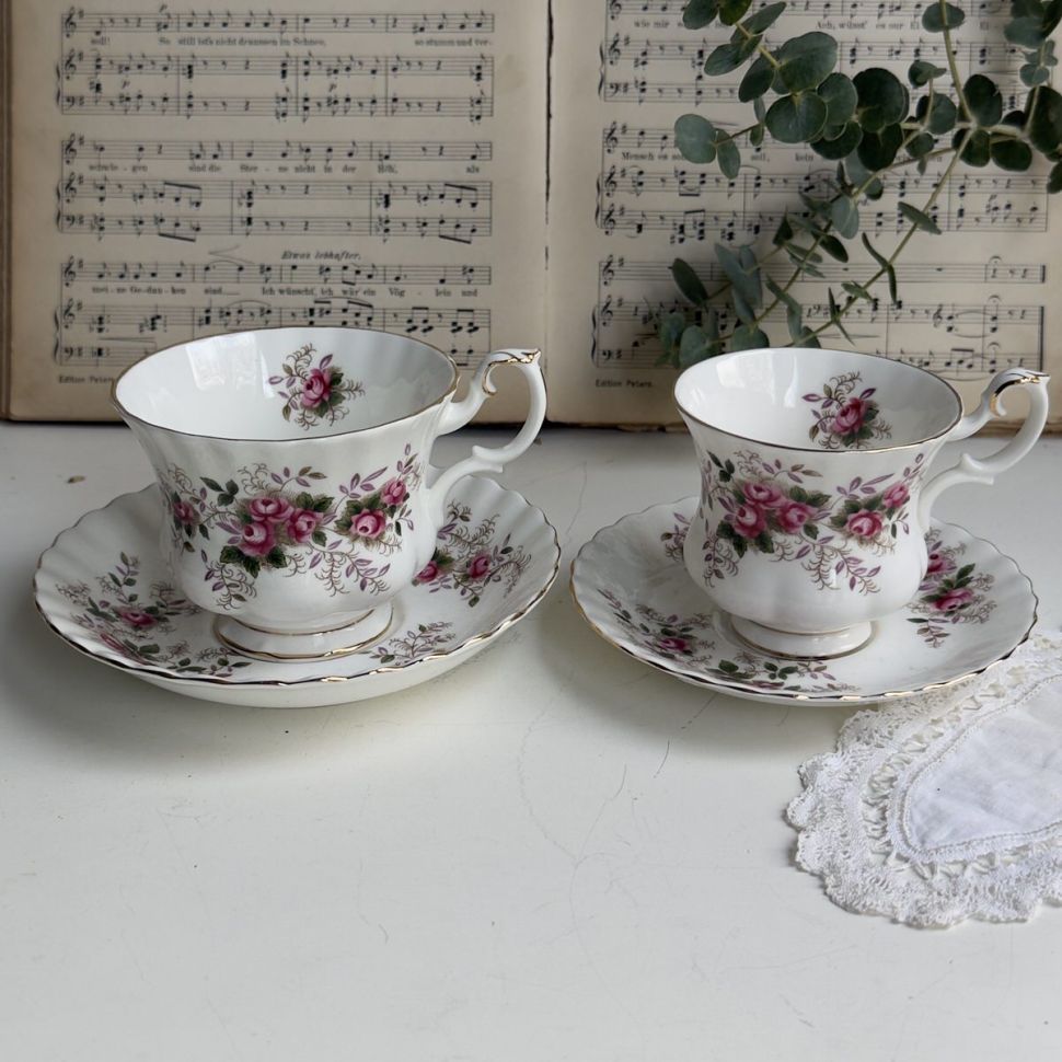 Чайная пара Royal Albert Lavender Rose 200 мл Англия