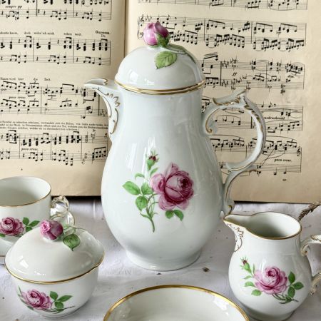 Чайник кофейник Furstenberg Роза 1 л фарфор Германия