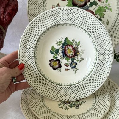 Тарелка глубокая Mason's Paynsley Green 23 см Англия