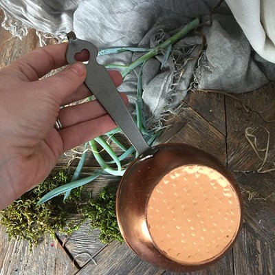 Ковш медный малый 10 см Швеция Dala Industrier