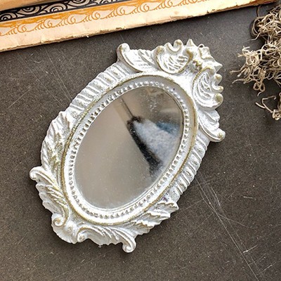 Зеркало малое овальное с подвесом
