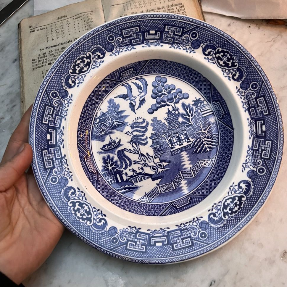 Тарелка глубокая Gustafsberg Willow 24 см Швеция