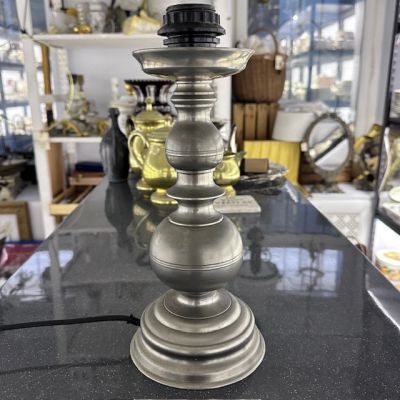 Лампа настольная 31 см олово