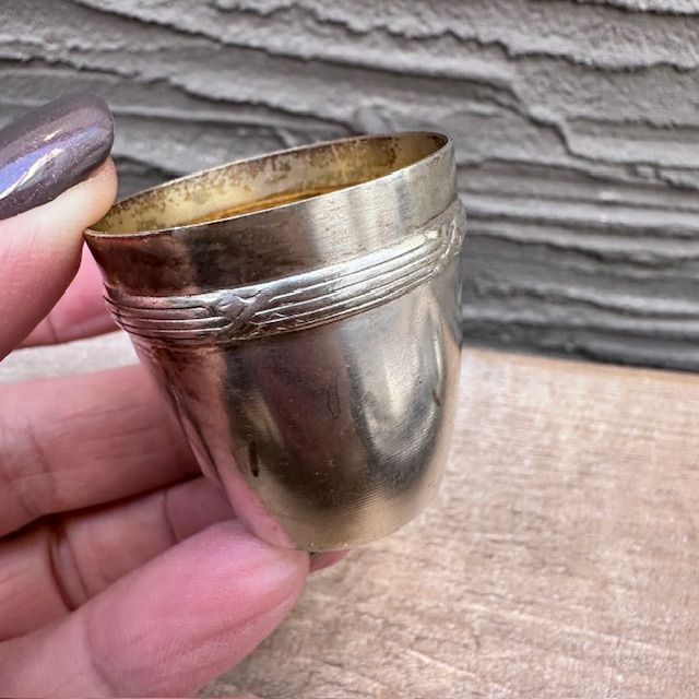 Рюмка стопка 25 мл мельхиор серебрение