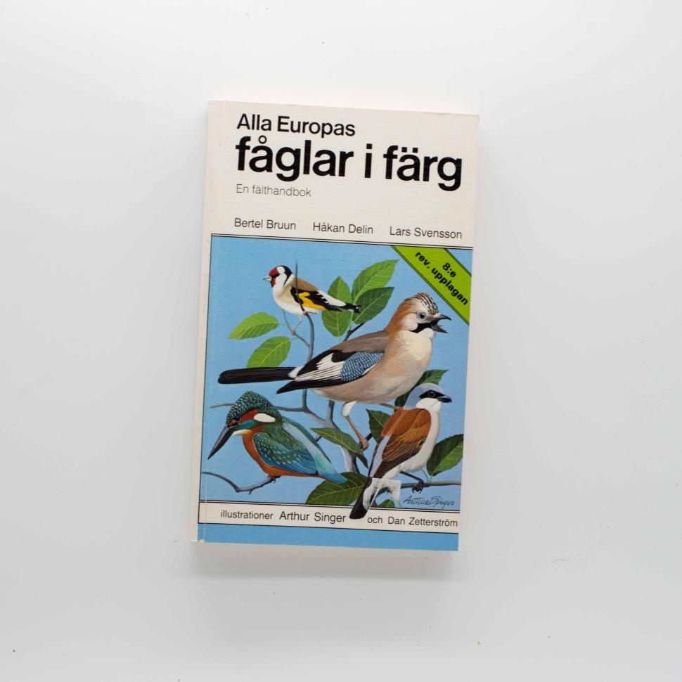 Книга энциклопедия Alla Europas faglar i farg Bertel Bruun Hakan Delin Lars Svensson