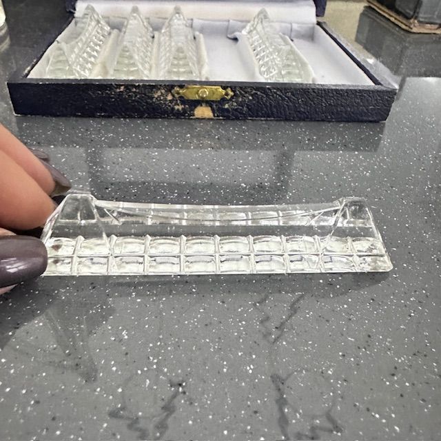 Подставка под приборы Порт-куто 9 см хрустальное стекло