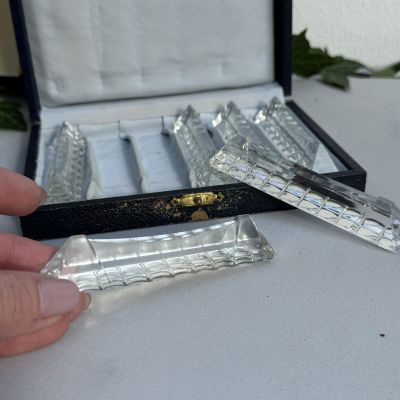 Подставка под приборы Порт-куто 9 см хрустальное стекло