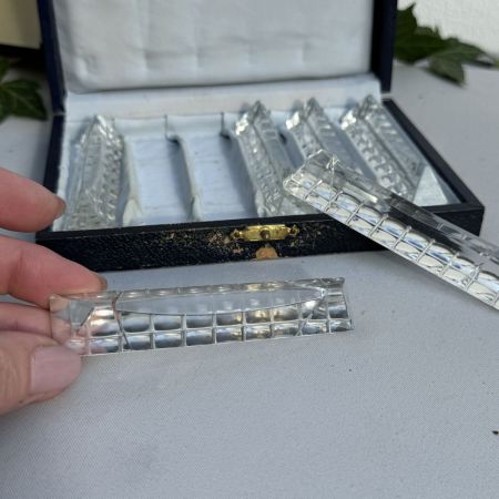 Подставка под приборы Порт-куто 9 см хрустальное стекло