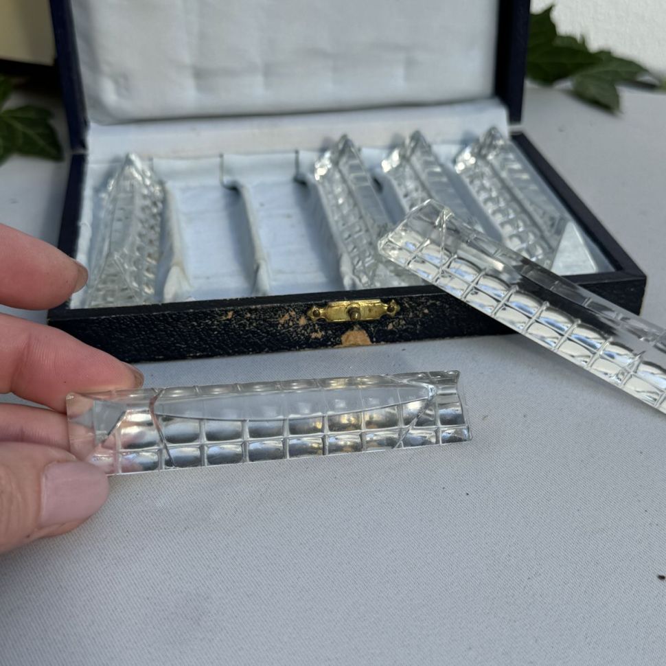 Подставка под приборы Порт-куто 9 см хрустальное стекло