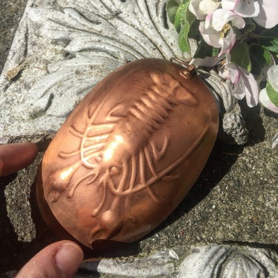 Форма для печенья Лангуст медь