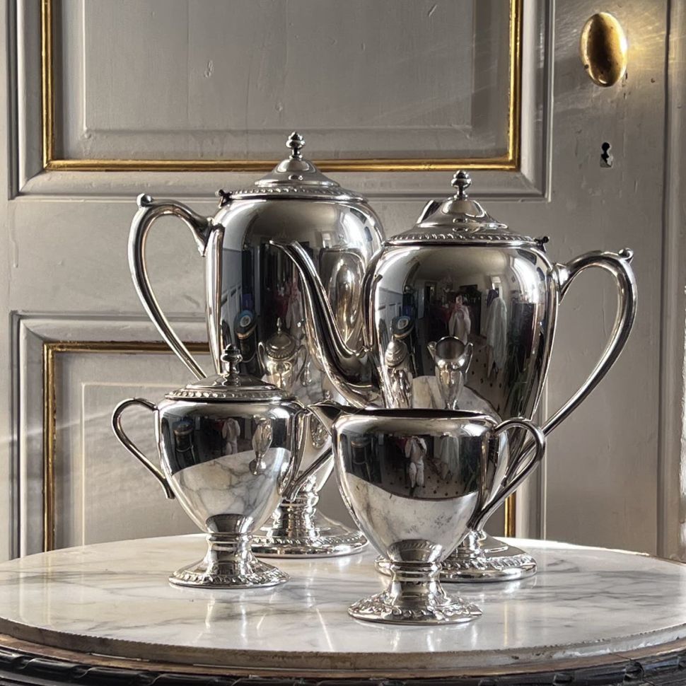 Чайник кофейник 1,4 л серебрение