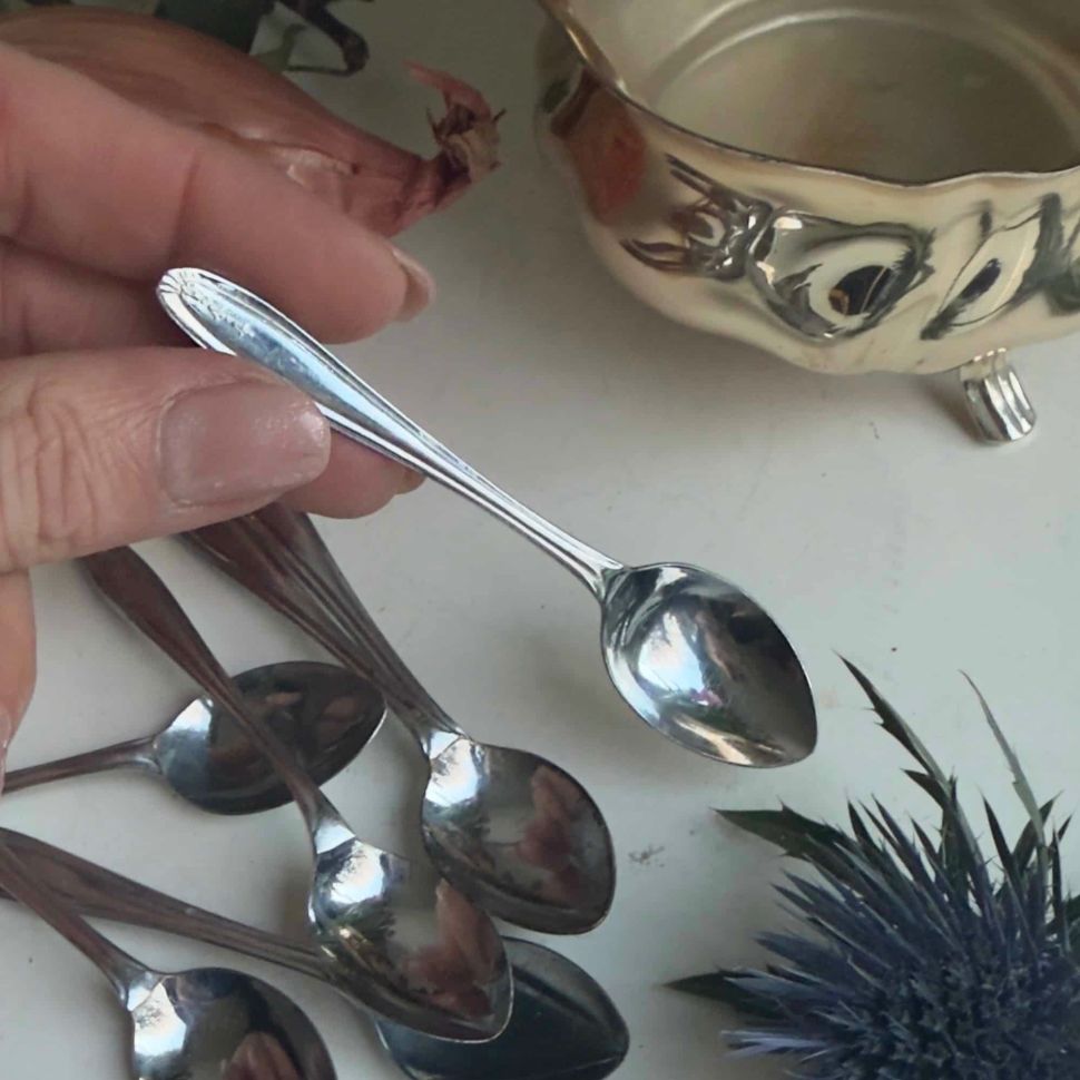 Ложка для соли 9 см сталь