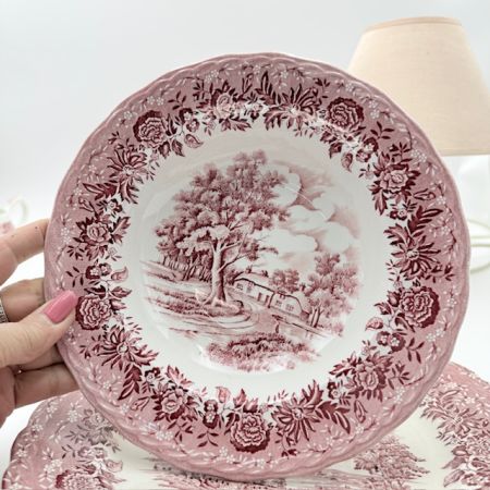 Тарелка глубокая W.H.Grindley and Co. Country Style 23 см Англия    