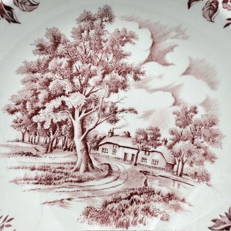 Тарелка глубокая W.H.Grindley and Co. Country Style 23 см Англия    